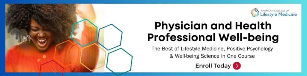 Physician And Health Professional Well Being Course Advertisement